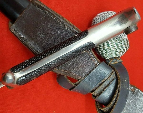 RARE WW1 GERMAN ARMY S98 JAEGER PARADE BAYONET, SCABBARD & FROG BY E PACK & SOHN - Image 4