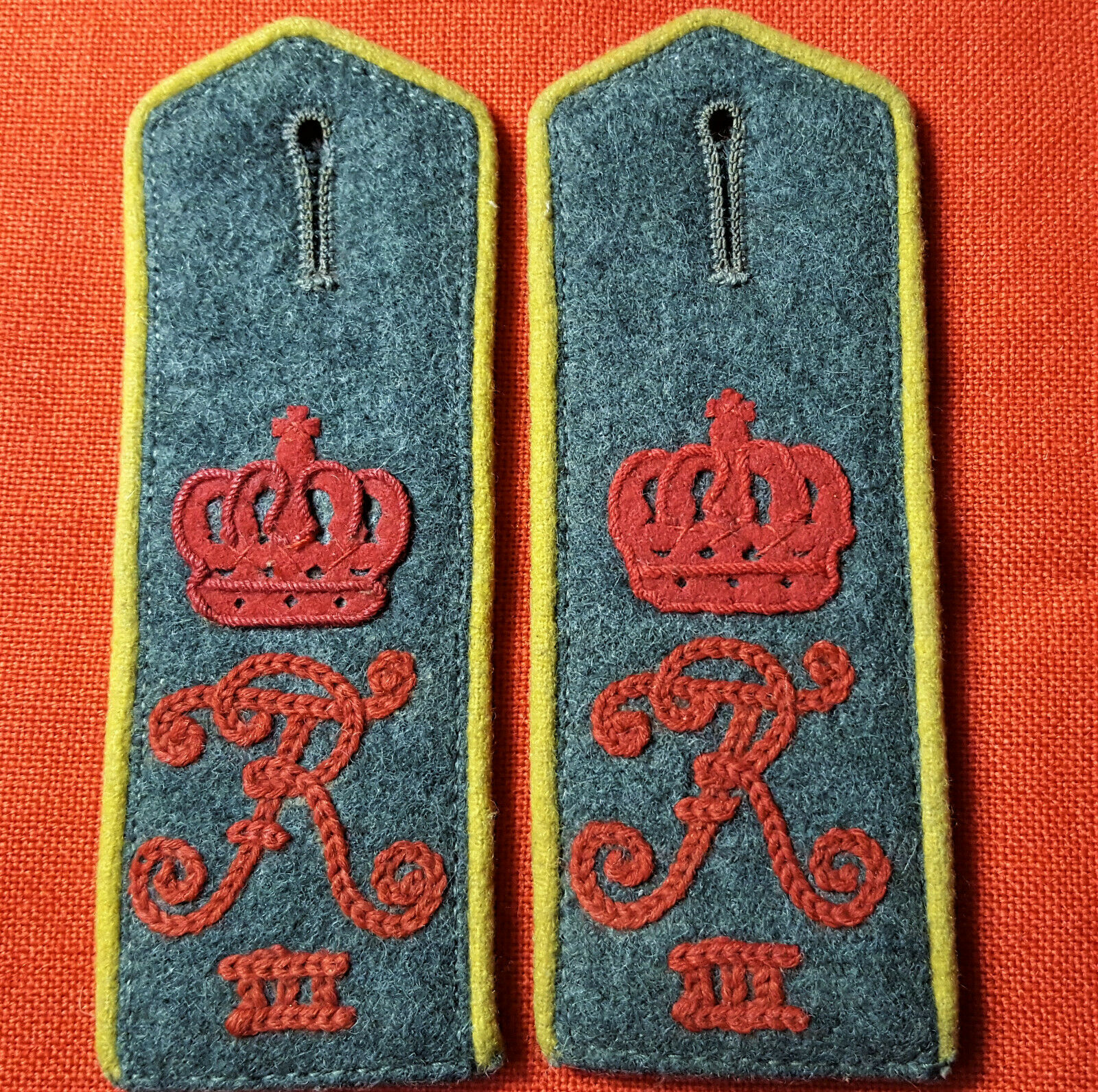 RARE WW1 GERMANY CAVALRY UNIFORM SEW IN SHOULDER BOARDS ARMY | JB ...