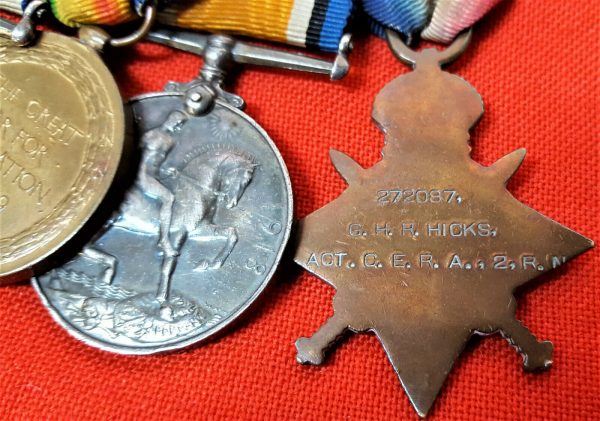 RARE WW1 & WW2 ROYAL NAVY SUBMARINER'S MEDAL GROUP CERA G.H.R. HICKS SUB E19 - Image 6