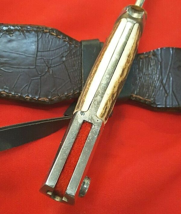 RARE WW2 GERMAN ARMY KS98 PARADE BAYONET, SCABBARD & FROG ALCOSO SOLINGEN - Image 4