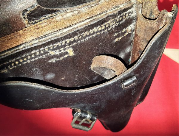 WW1 GERMAN LUGER PISTOL HOLSTER BY J M ECKART ULM 1911 DATED - Image 5