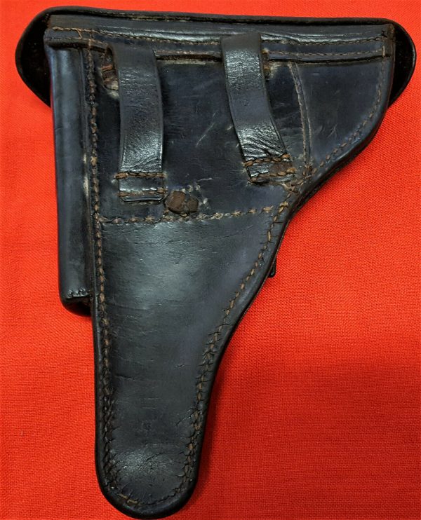 WW1 GERMAN LUGER PISTOL HOLSTER BY J M ECKART ULM 1911 DATED - Image 3