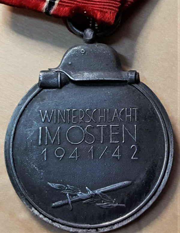 WW2 GERMAN NAZI RUSSIAN FRONT SERVICE MEDAL 1st TYPE - Image 3