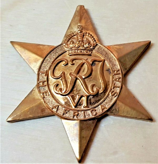 WW2 THE AFRICA STAR AUSTRALIA WAR MEDAL WX4992 2nd 28th BATTALION