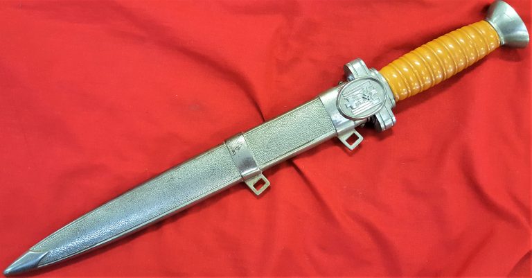 WW2 NAZI GERMANY RED CROSS OFFICERS HEWER DAGGER - Image 6