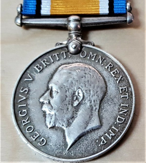 WW1 BRITISH WAR MEDAL ARMY 18561 PTE G TILLSON SOUTH STAFFORDSHIRE REGIMENT BWM