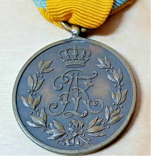 WW1 GERMANY KINGDOM OF SAXONY FRIEDRICH AUGUST SERVICE MEDAL