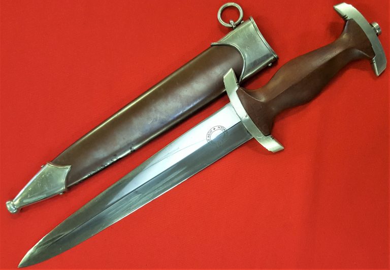 NAZI GERMANY 1ST MODEL 1933 SA DAGGER WITH SCABBARD BY GL KOLLER NACHF. - Image 6