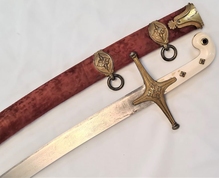 British 9th Lancer’s 1822 pattern Mameluke Officer’s Full Dress Sword - Image 2