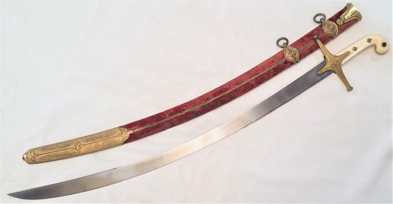 British 9th Lancer’s 1822 pattern Mameluke Officer’s Full Dress Sword - Image 9