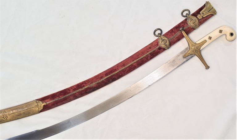 British 9th Lancer’s 1822 pattern Mameluke Officer’s Full Dress Sword - Image 7