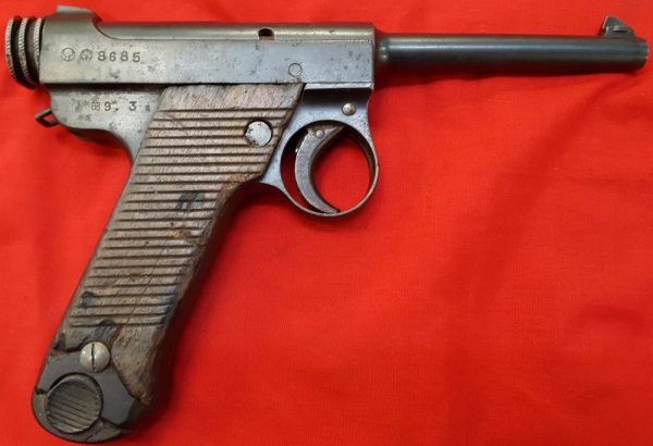 Deactivated WW2 Japanese Nambu type 14 pistol