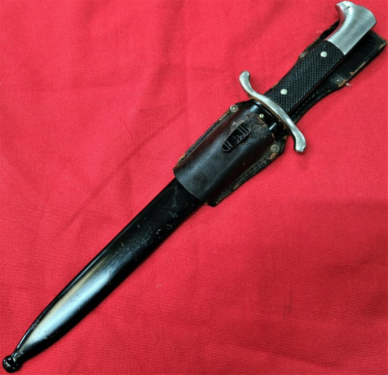 RARE WW2 GERMAN FIREMANS DAGGER PARADE KNIFE BY CARL EICKHORN SOLINGEN SWORD - Image 3