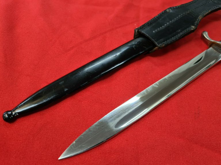 RARE WW2 GERMAN FIREMANS DAGGER PARADE KNIFE BY CARL EICKHORN SOLINGEN SWORD - Image 5