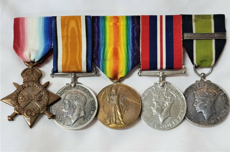 WW1 GALLIPOLI CITY OF LONDON YEOMANRY MEDAL GROUP RAMSEY INSPECTOR RHODESIA BRITISH SOUTH AFRICAN POLICE - Image 2