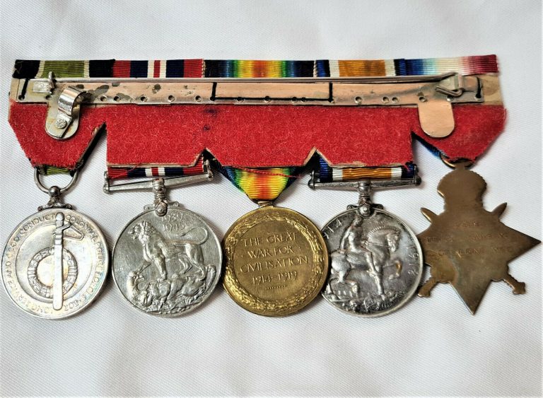 WW1 GALLIPOLI CITY OF LONDON YEOMANRY MEDAL GROUP RAMSEY INSPECTOR RHODESIA BRITISH SOUTH AFRICAN POLICE - Image 3