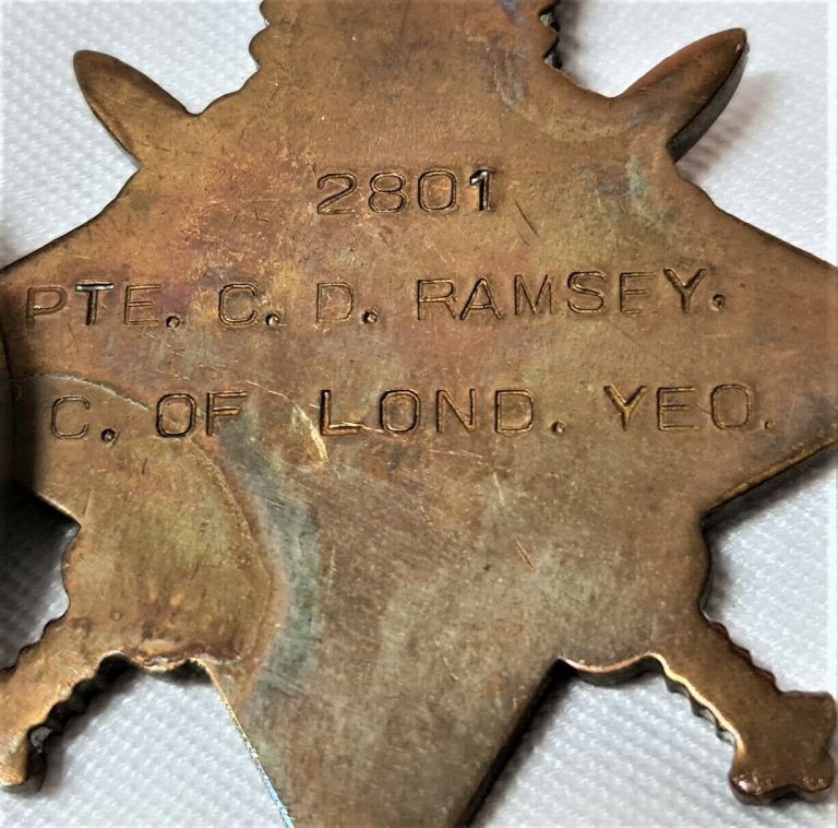 WW1 GALLIPOLI CITY OF LONDON YEOMANRY MEDAL GROUP RAMSEY INSPECTOR RHODESIA BRITISH SOUTH AFRICAN POLICE - Image 4