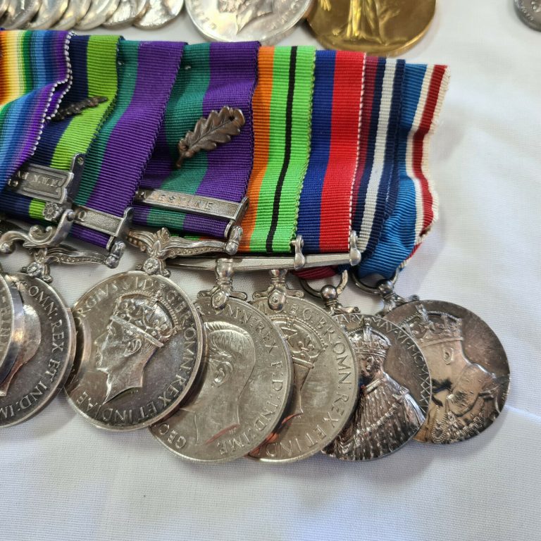 WW1 & WW2 BRITISH & INDIAN ARMY OBE & 2 MID MEDAL GROUPS TO COLONEL BANKS & WIFE - Image 3