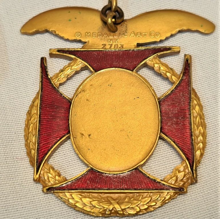 WW1 WW2 USA MILITARY ORDER OF THE WORLD WARS MEDAL COMMANDER AWARD WITH PALMS - Image 7