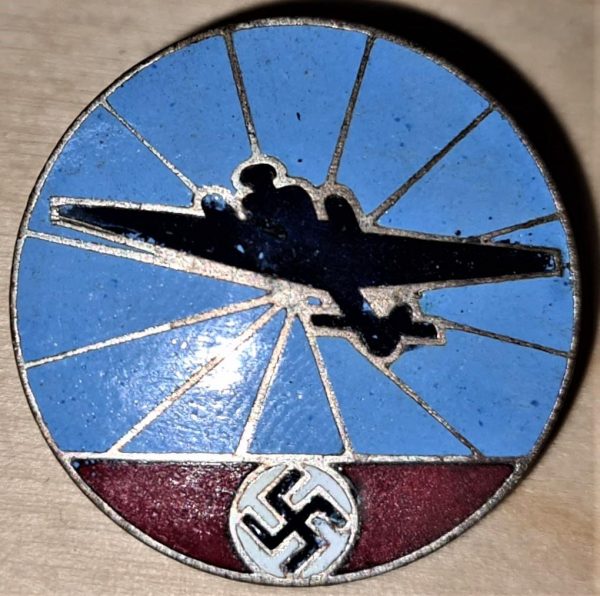 WW2 German civilian auxiliary aircraft spotter’s qualification badge