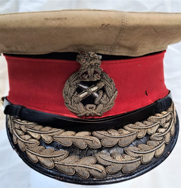 WW1 era British & Commonwealth general officer's uniform peaked cap Ranken & Co.