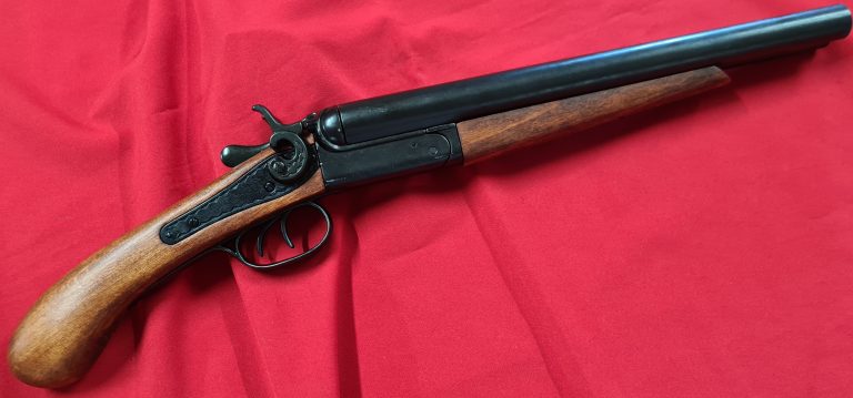 DENIX REPLICA DOUBLE BARREL SAWNOFF SHOTGUN 1881 COACH GUN - Image 2