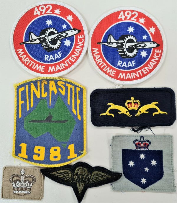 POST WW2 AUSTRALIAN AIR FORCE SQUADRON & ARMY UNIFORM PATCHES