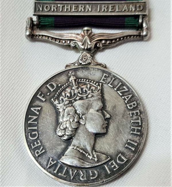 ULSTER DEFENCE REGIMENT POST WW2 BRITISH GENERAL SERVICE MEDAL NORTHERN IRELAND