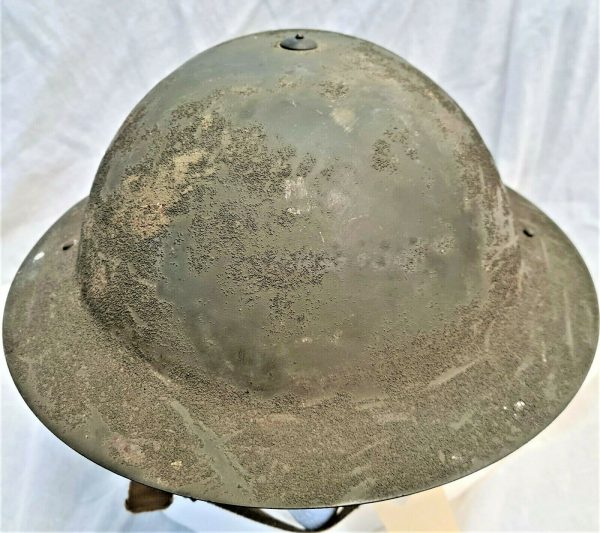 VINTAGE & RARE AUSTRALIAN ARMY ANZAC WW2 UNIFORM STEEL HELMET DATED 1940