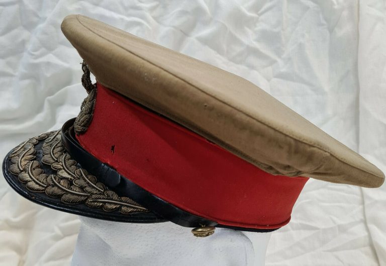 WW1 era British & Commonwealth general officer's uniform peaked cap Ranken & Co. - Image 4