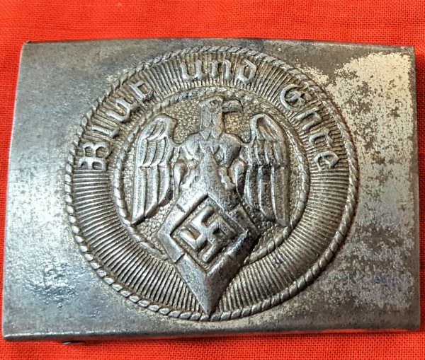 WW2 GERMAN HITLER YOUTH UNIFORM BELT BUCKLE