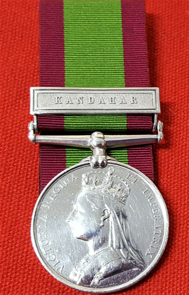 AFGHANISTAN 1878 – 80 MEDAL WITH CLASP KANDAHAR TO PTE McGRATH 260TH FOOT - Image 2