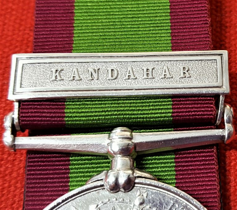 AFGHANISTAN 1878 – 80 MEDAL WITH CLASP KANDAHAR TO PTE McGRATH 260TH FOOT - Image 3