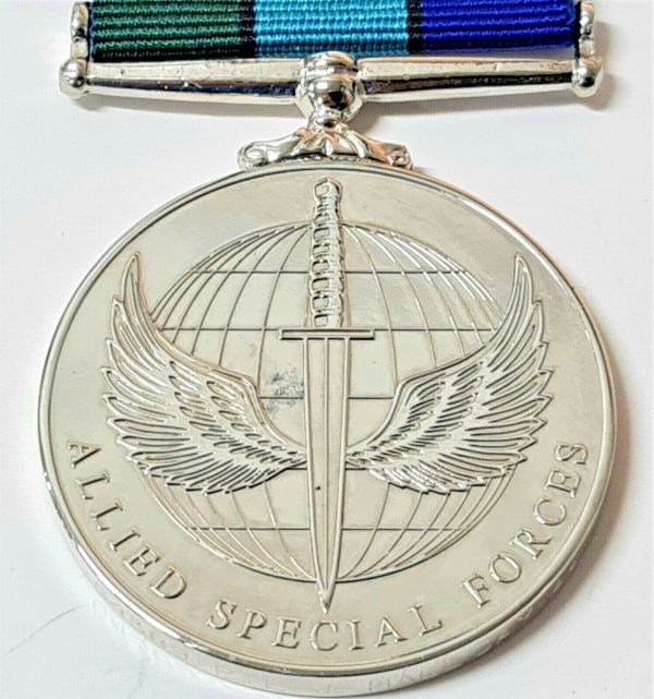 ALLIED SPECIAL FORCES VIETNAM WAR AUSTRALIAN ARMY SERVICE MEDAL HALLIDAY