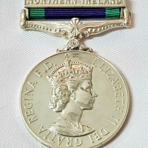 ALLISON COLLEY PIONEER POST WW2 BRITISH GENERAL SERVICE MEDAL NORTHERN IRELAND