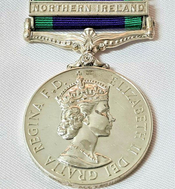 ALLISON COLLEY PIONEER POST WW2 BRITISH GENERAL SERVICE MEDAL NORTHERN IRELAND