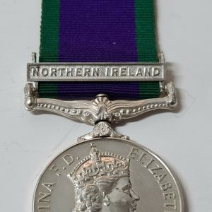 BLACK WATCH ARMY +WW2 BRITISH GENERAL SERVICE MEDAL NORTHERN IRELAND GALLOWAY