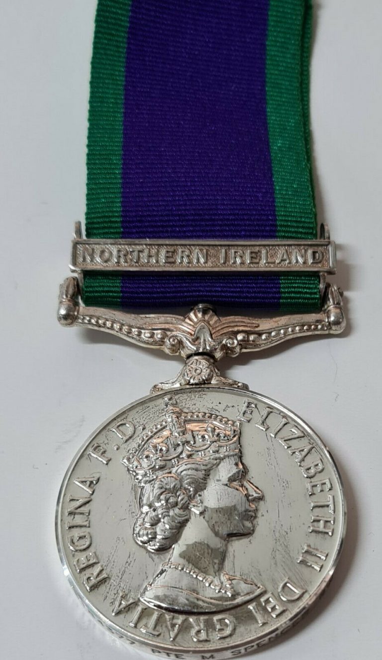 BLACK WATCH ARMY +WW2 BRITISH GENERAL SERVICE MEDAL NORTHERN IRELAND SPENCER