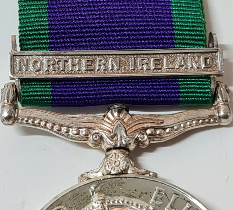 BLACK WATCH ARMY +WW2 BRITISH GENERAL SERVICE MEDAL NORTHERN IRELAND SPENCER