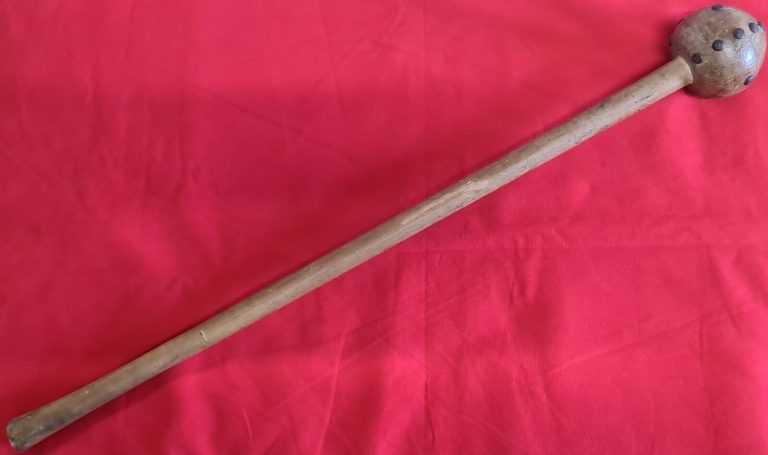 BRITISH AFRICAN ZULU WAR CLUB IWISA KNOBKERRIE WARRIOR MACE SOUTH AFRICA - Image 2