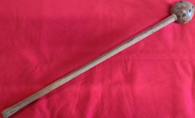 BRITISH AFRICAN ZULU WAR CLUB IWISA KNOBKERRIE WARRIOR MACE SOUTH AFRICA - Image 4