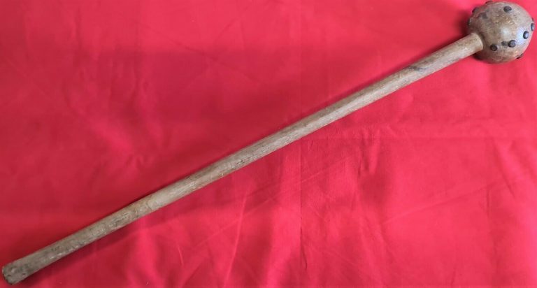 BRITISH AFRICAN ZULU WAR CLUB IWISA KNOBKERRIE WARRIOR MACE SOUTH AFRICA - Image 8