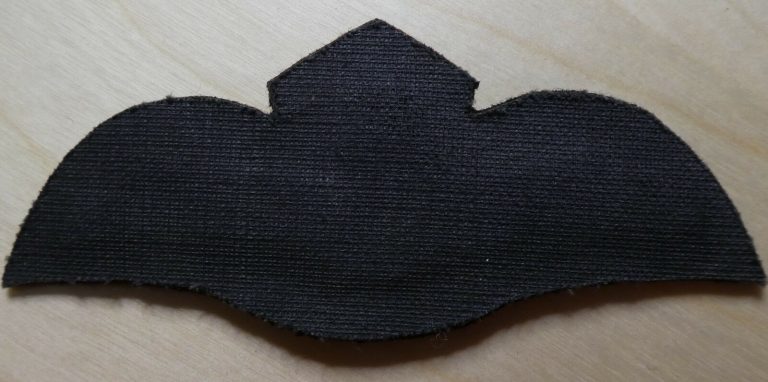 C.WW2 ROYAL CANADIAN AIR FORCE BULLION WOVEN PILOT QUALIFICATION WINGS BADGE