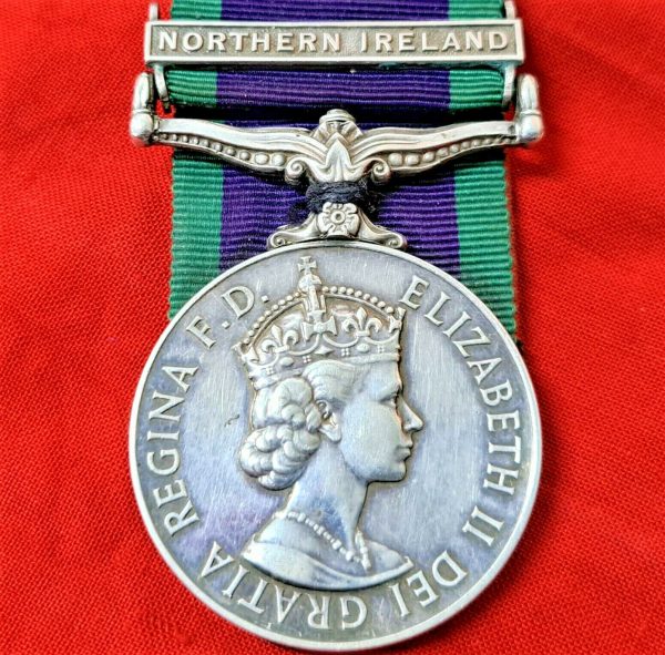 COLDSTREAM GUARDS POST WW2 BRITISH GENERAL SERVICE MEDAL NORTHERN IRELAND