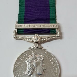 ENGINEERS +WW2 BRITISH ARMY GENERAL SERVICE MEDAL NORTHERN IRELAND SAPPER JESSOP