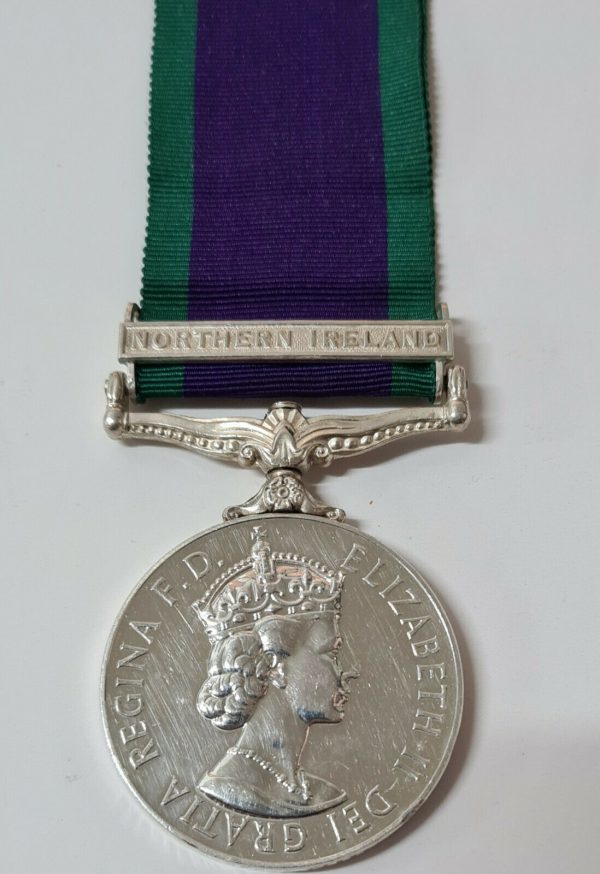 ENGINEERS +WW2 BRITISH ARMY GENERAL SERVICE MEDAL NORTHERN IRELAND SAPPER JESSOP