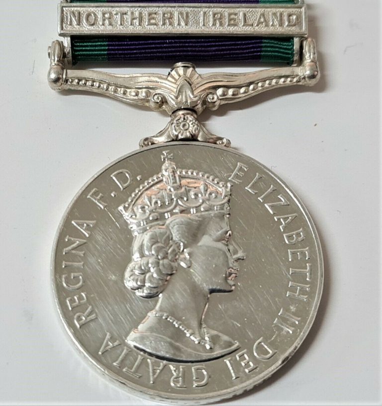 ENGINEERS +WW2 BRITISH ARMY GENERAL SERVICE MEDAL NORTHERN IRELAND SAPPER JESSOP