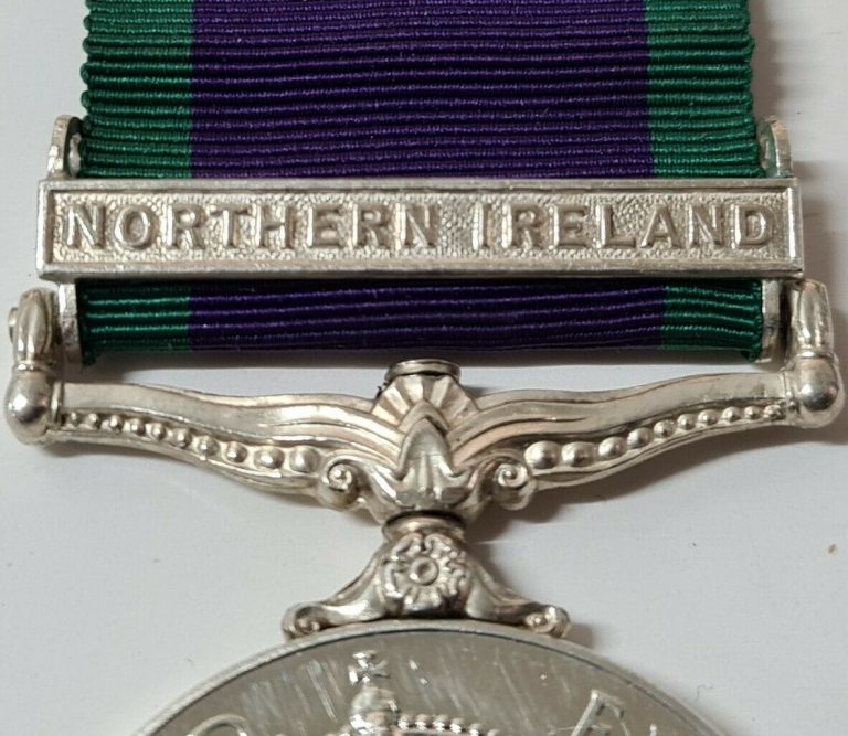 ENGINEERS +WW2 BRITISH ARMY GENERAL SERVICE MEDAL NORTHERN IRELAND SAPPER JESSOP