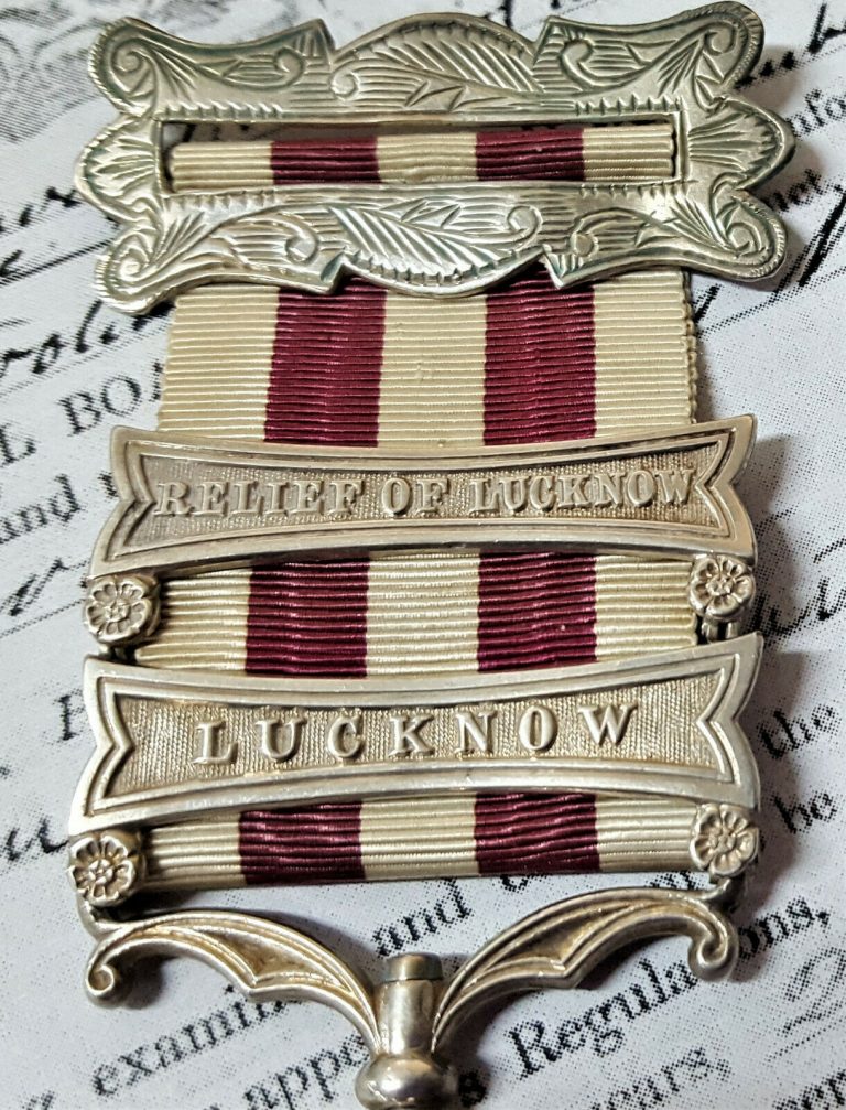 INDIAN MUTINY MEDAL RELIEF OF LUCKNOW & LUCKNOW DRUMMER KEW 23RD R.W.FUSILIERS. - Image 3