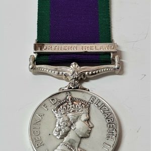 LIGHT INFANTRY POST WW2 BRITISH GENERAL SERVICE MEDAL NORTHERN IRELAND DRINKALD